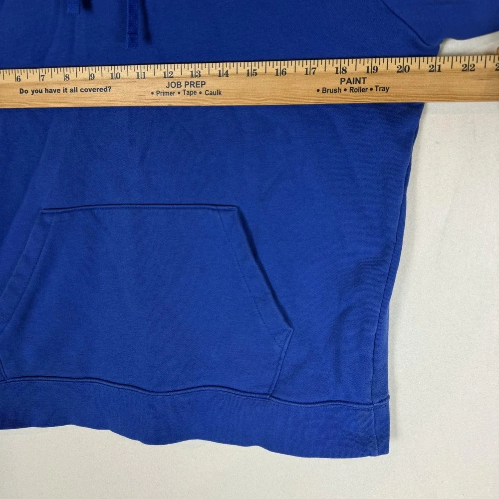 Nike Hoodie Mens Medium Blue Pullover Fleece Small Swoosh Kangaroo‎ Pocket